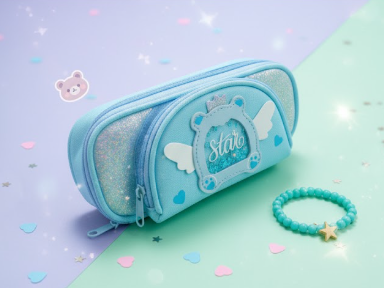 Large Capacity Pen Case, Two-Compartment Pencil Pouch!