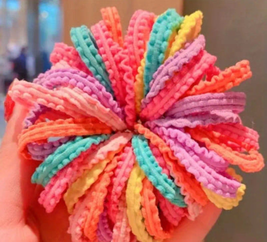 10pcs Colorful Girls Hair Rope, Elastic Hair Bands, Hair Accessories