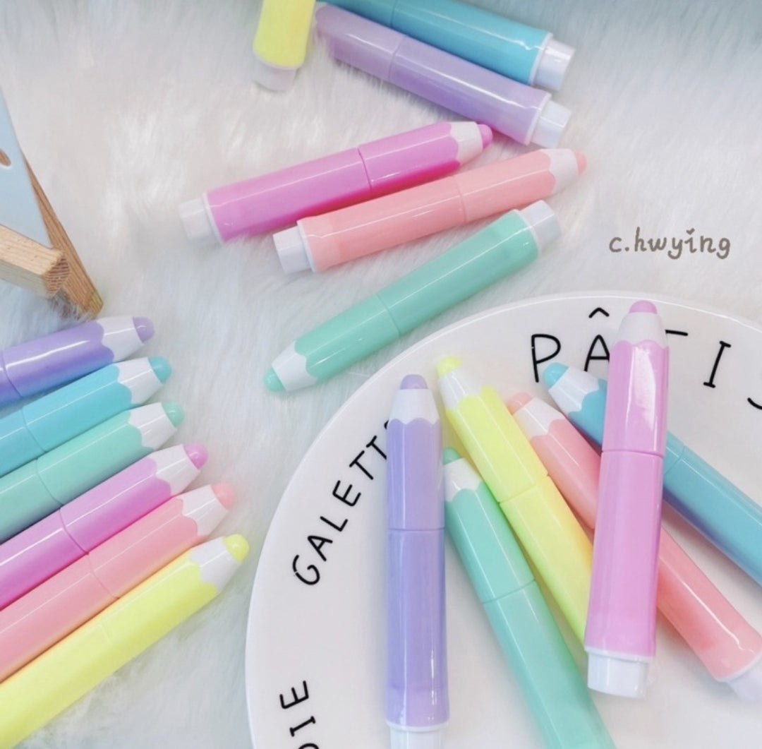6pcs Kawaii Highlighter Pen Set!