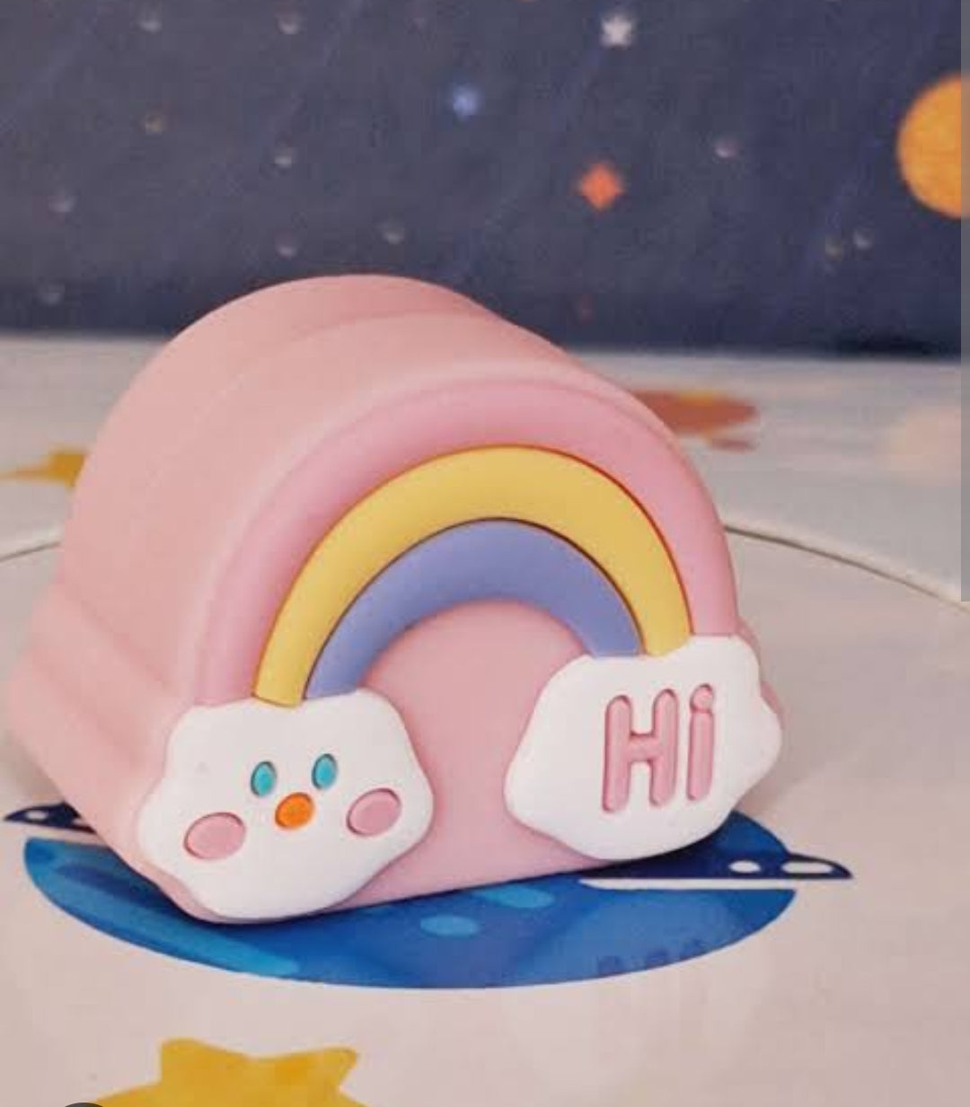 1pc Cartoon Rainbow Shaped Pencil Sharpener!