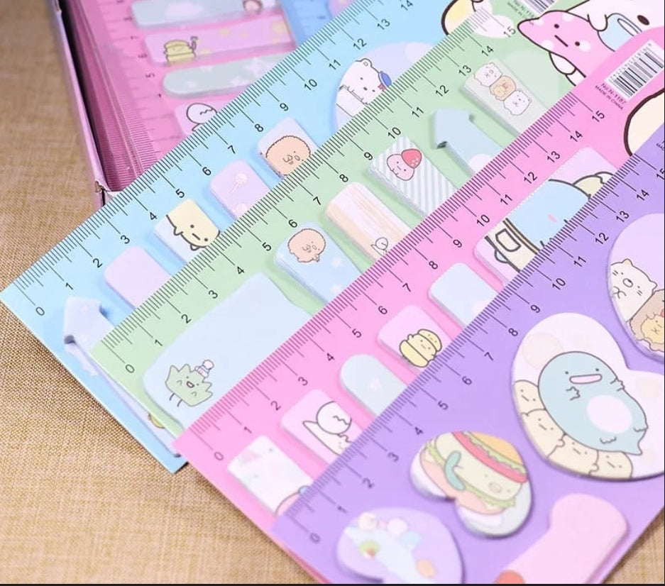 Cute Cartoon Sticky Notes - Perfect Aesthetic Stationery for School!