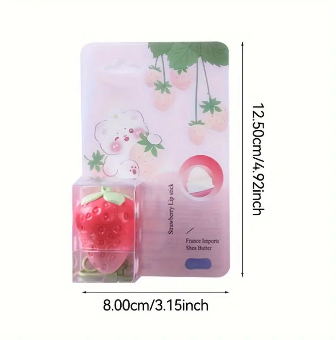 Mini Strawberry Warm Change Lip Balm!