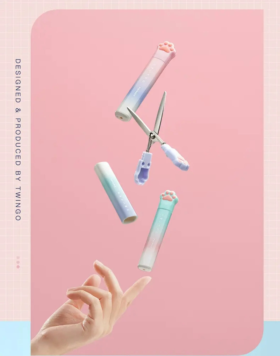 KAWAII Cat Claw Scissors Portable Mini Pen Scissors!