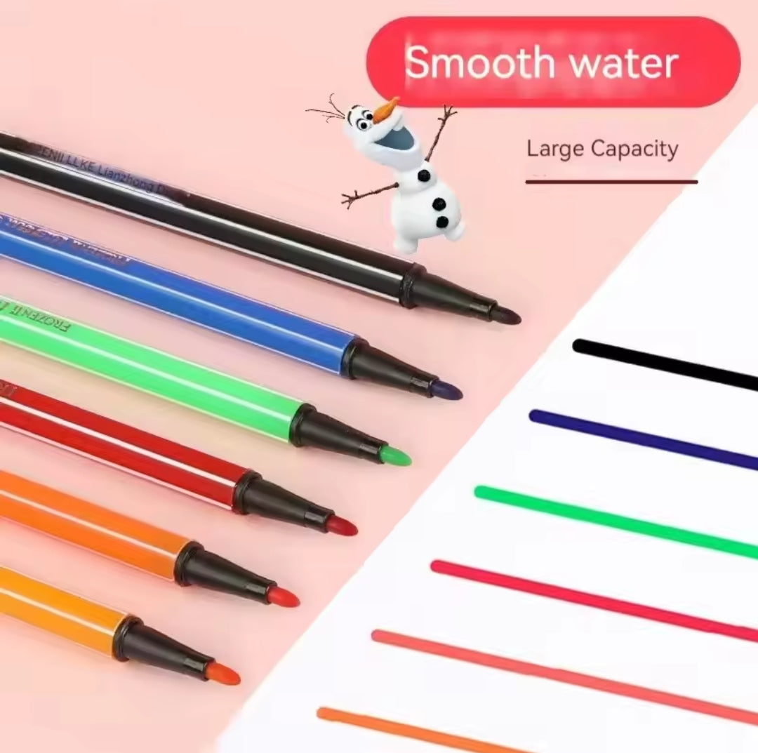 24pcs Disney Spiderman Washable Watercolour Marker