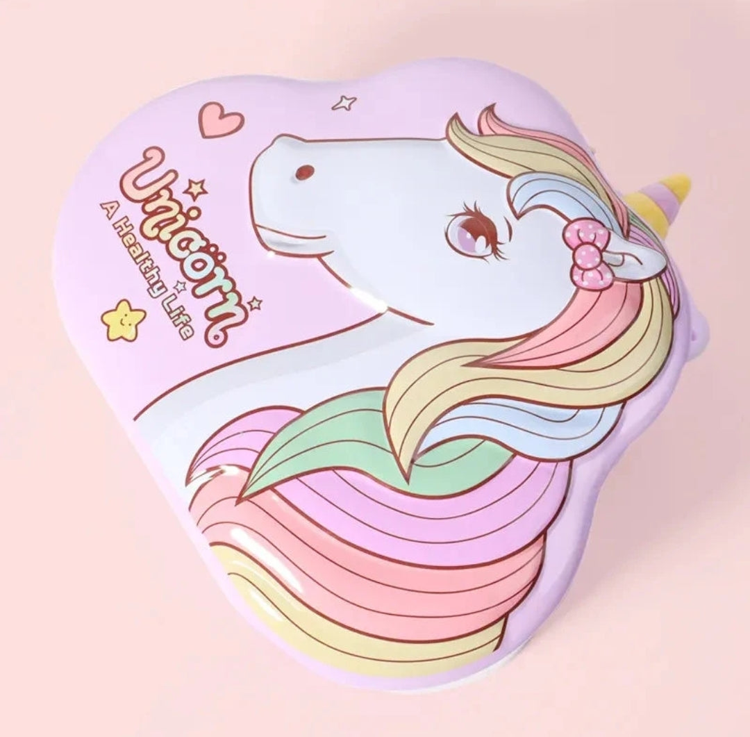 Cute Unicorn Piggy Bank Bank Money Saving Box With Lock!