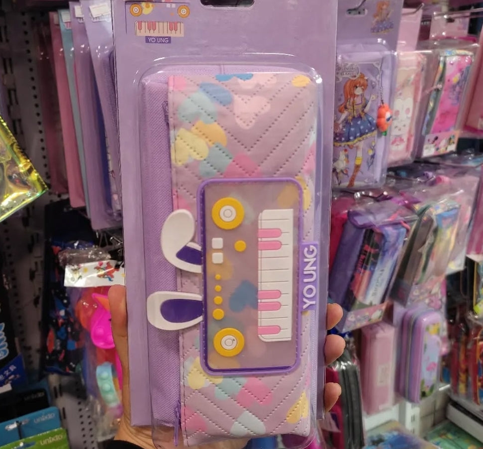 Cute Waterproof Pencil Case for Girls | Decompression Pen Pouch, Aesthetic Organizer Box, Korean Stationery School Supplies