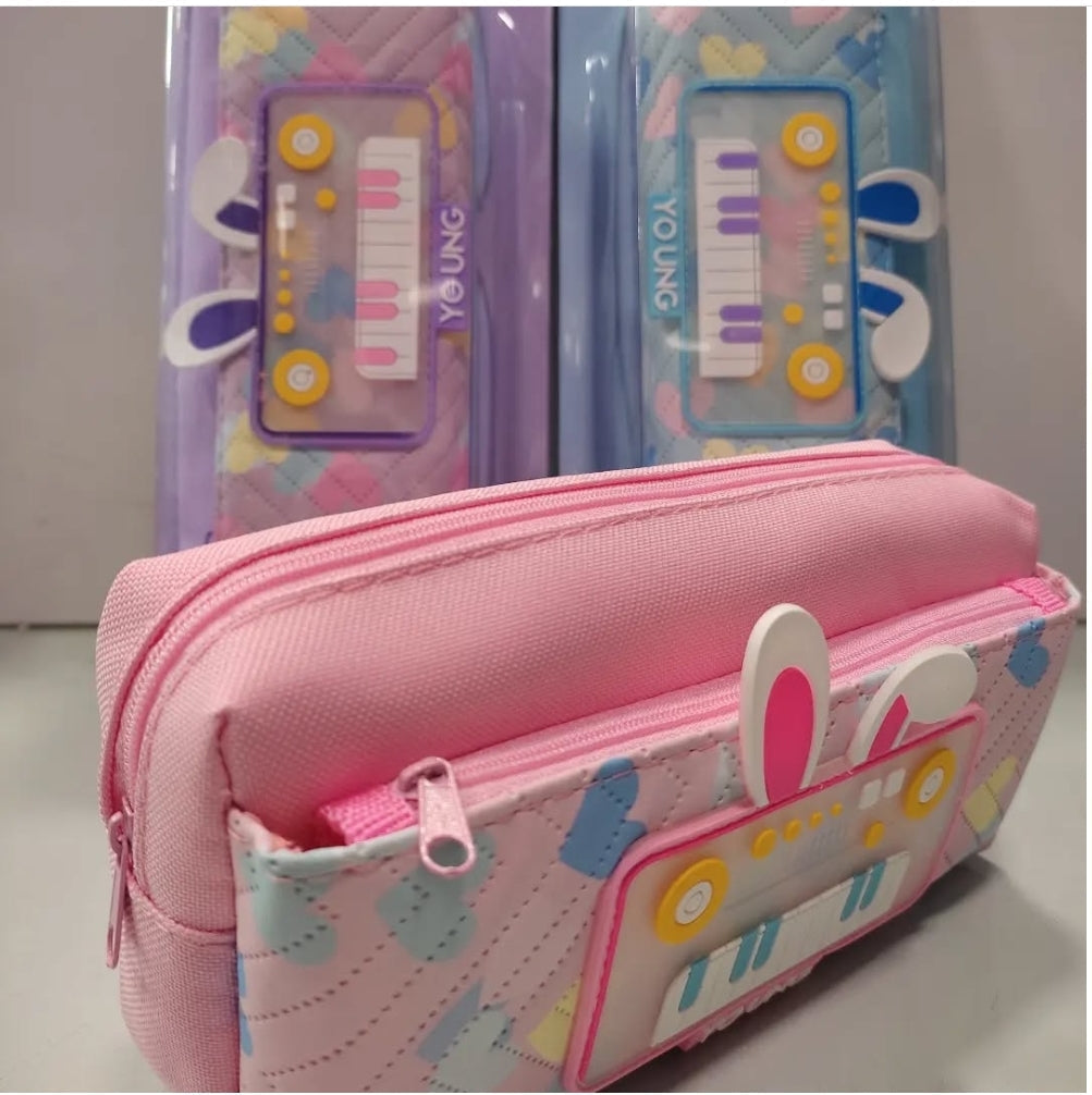 Cute Waterproof Pencil Case for Girls | Decompression Pen Pouch, Aesthetic Organizer Box, Korean Stationery School Supplies