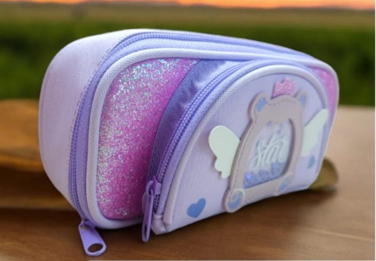 Large Capacity Pen Case, Two-Compartment Pencil Pouch for Students, Boys, Girls, and Teens – Ideal for School Use