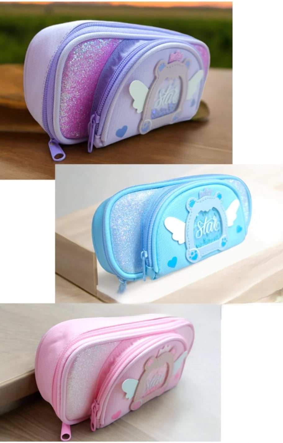 Large Capacity Pen Case, Two-Compartment Pencil Pouch!