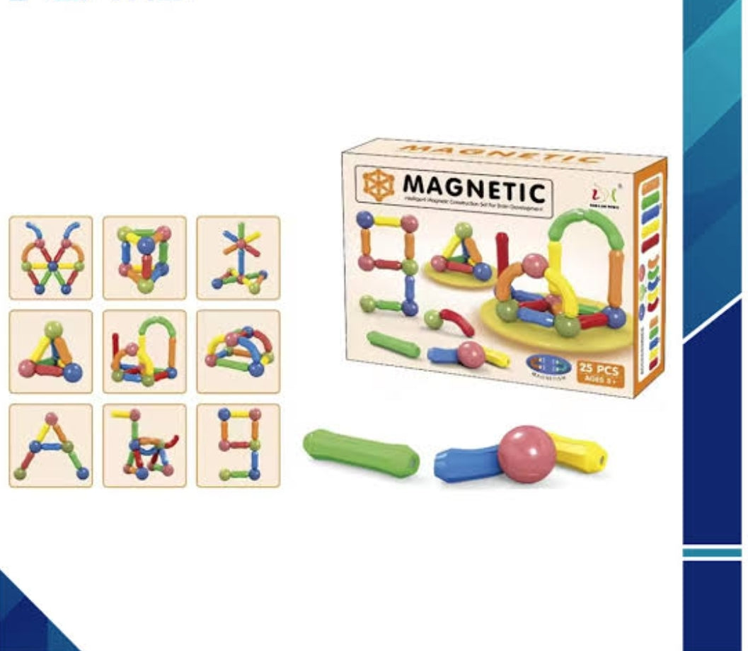 Magnetic Constructor Blocks Set Toys for Kids!