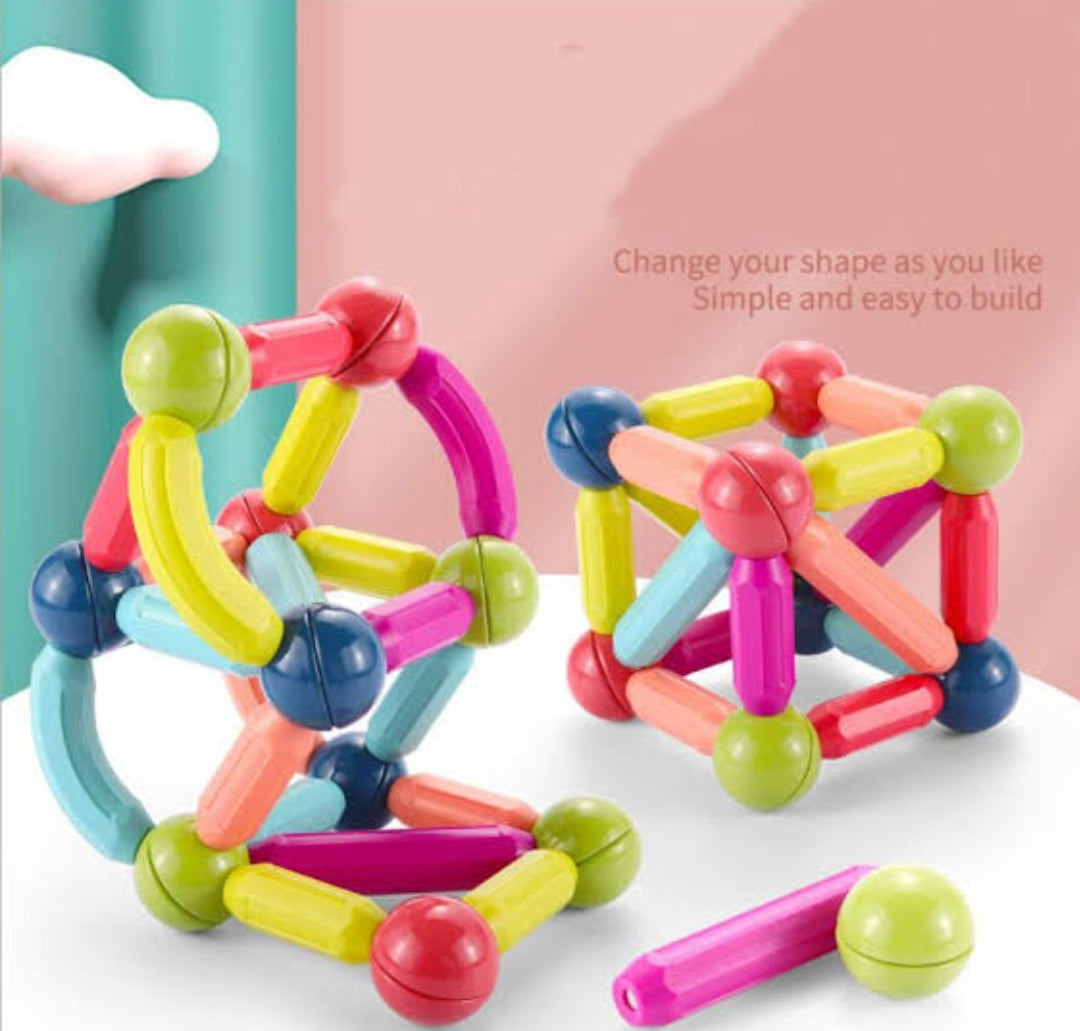 Magnetic Constructor Blocks Set Toys for Kids STEM 3D Magnet Building Puzzle Toys Montessori Educational Toys For Children