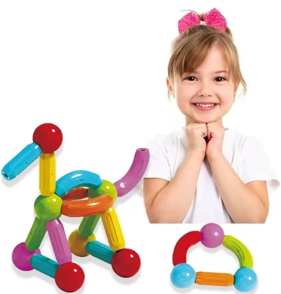 Magnetic Constructor Blocks Set Toys for Kids!