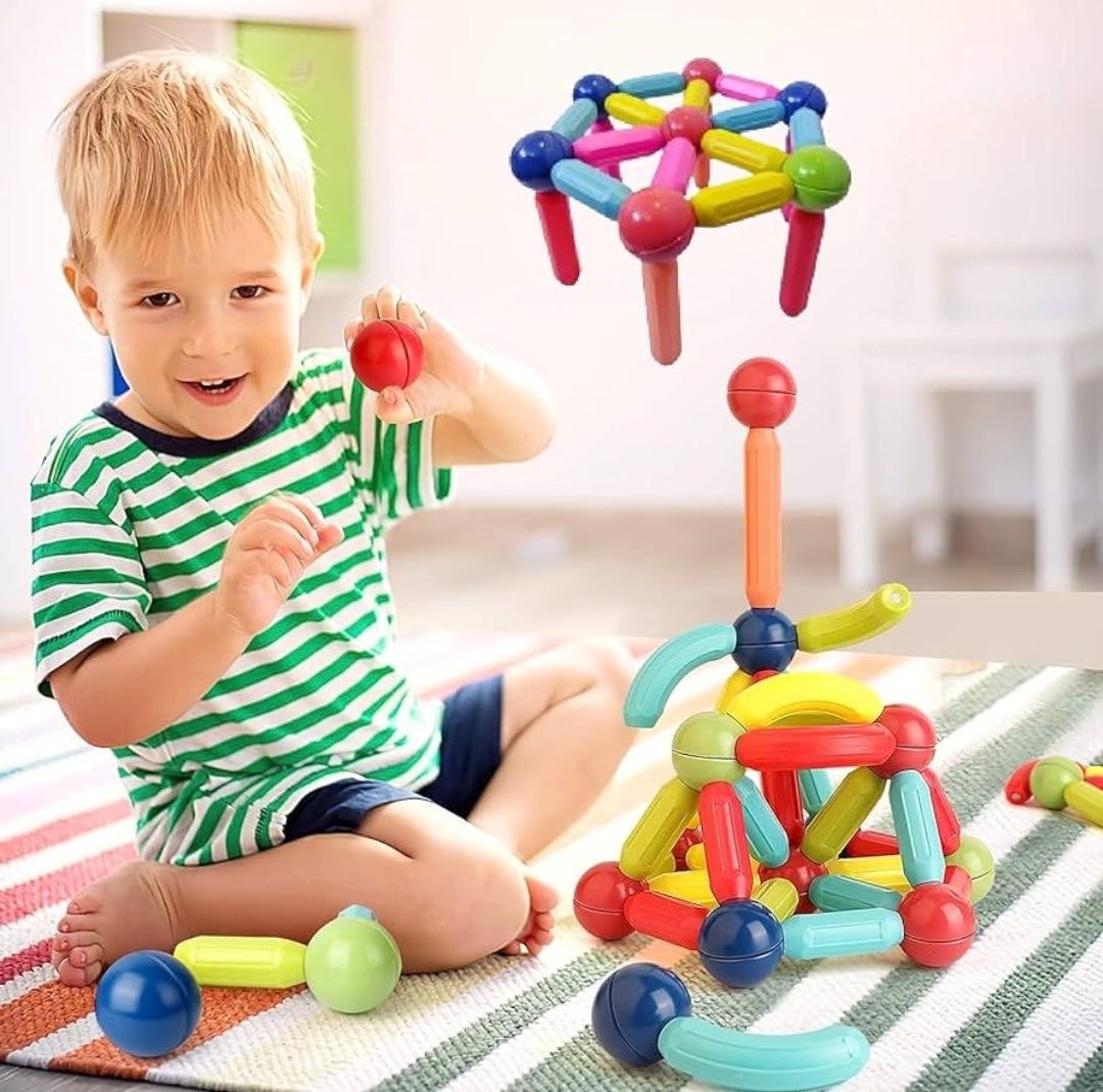 Magnetic Constructor Blocks Set Toys for Kids!