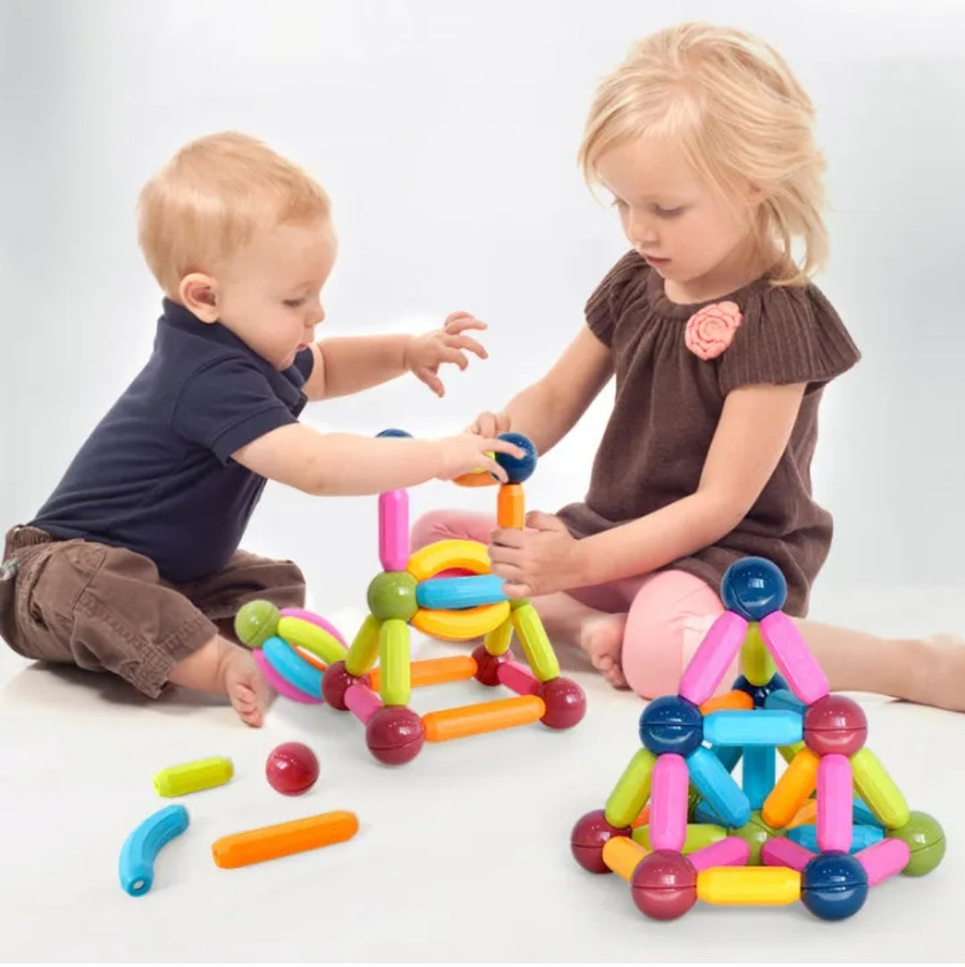 Magnetic Constructor Blocks Set Toys for Kids STEM 3D Magnet Building Puzzle Toys Montessori Educational Toys For Children