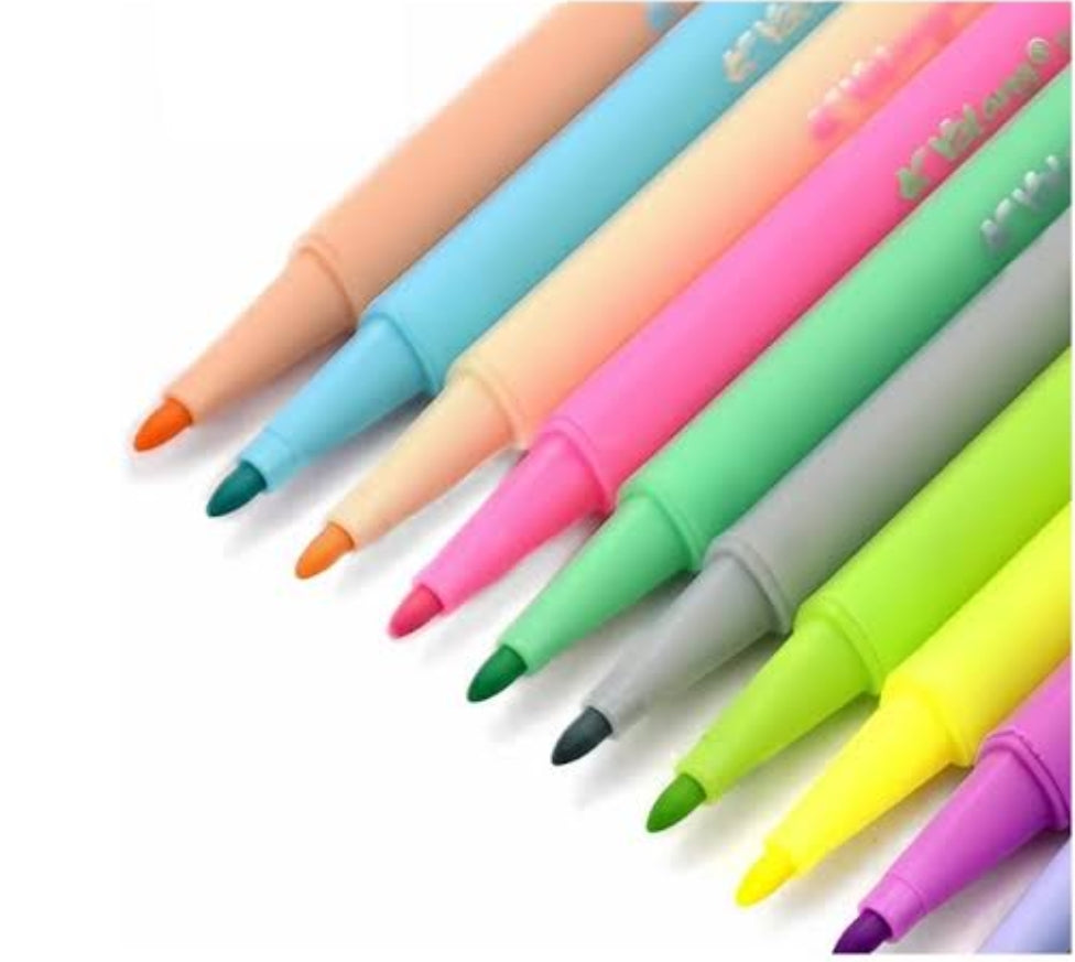 12-Piece Pastel Dream Washable Marker Set – Soft, Vibrant Colors & Effortless Cleanup!