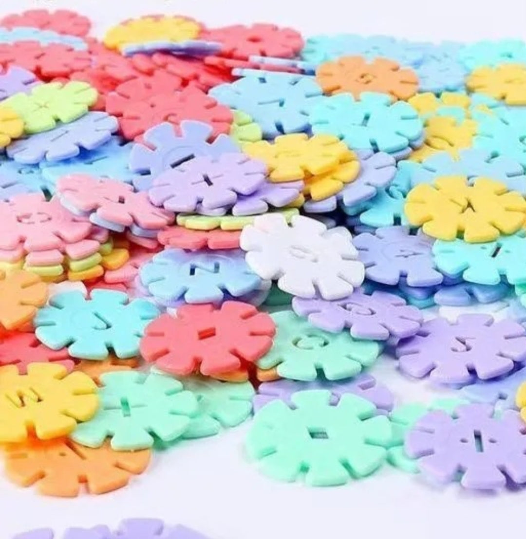 DIY Puzzle Bricks for Kids, Eco-Friendly Plastic, Fun Assembly Toy!