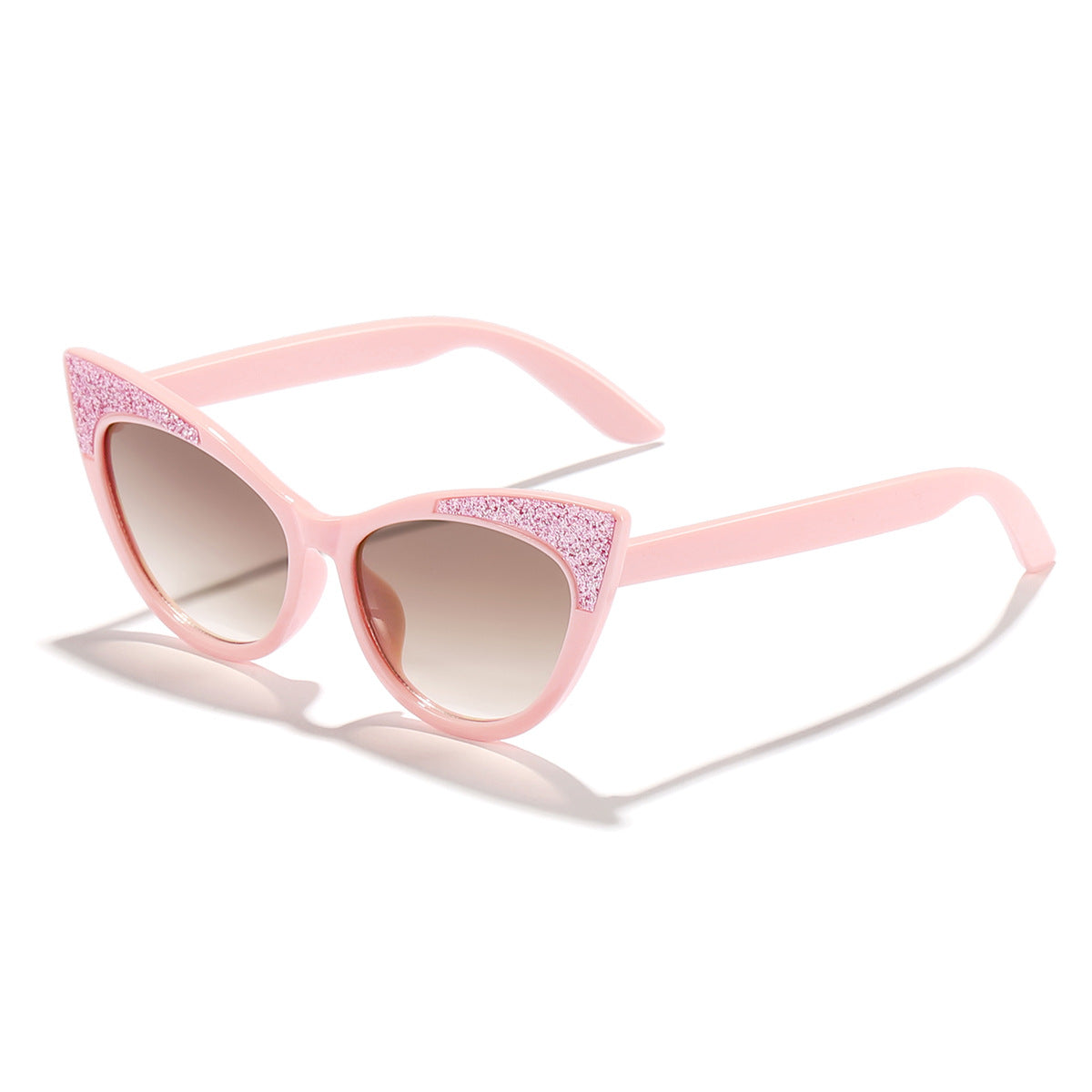 Glamorous Cat-Eye Sunglasses for Girls – Sparkly Bowknot Shades for Your Little Fashionista!