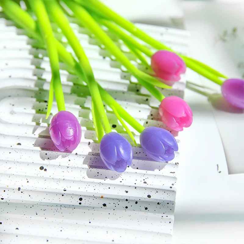 Tulip Colour Changing Flower Plastic Gel Pens!