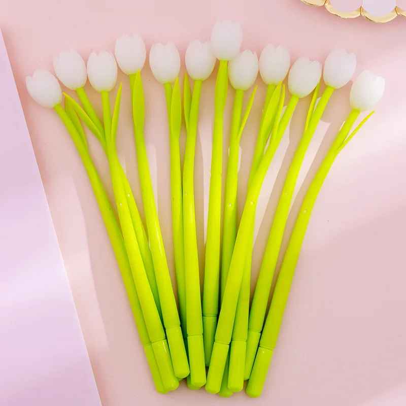 Tulip Colour Changing Flower Plastic Gel Pens!