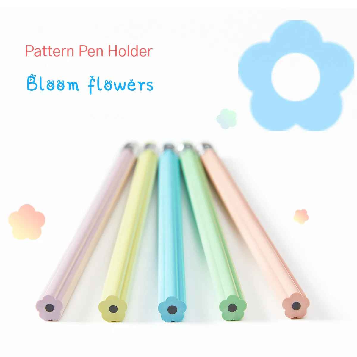 1Pair Petal Pencil HB Macaron Resin Pencils!
