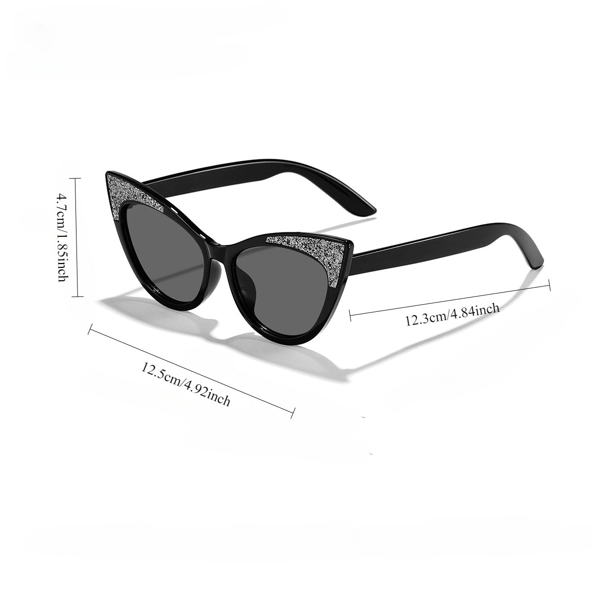 Glamorous Cat-Eye Sunglasses for Girls – Sparkly Bowknot Shades for Your Little Fashionista!