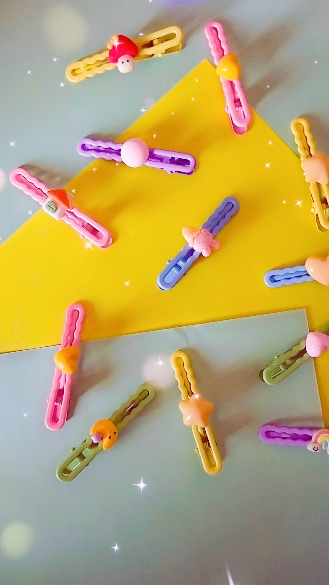 "5-Piece Cartoon Hairpin Set for Girls | Cute Hair Clip Accessories"