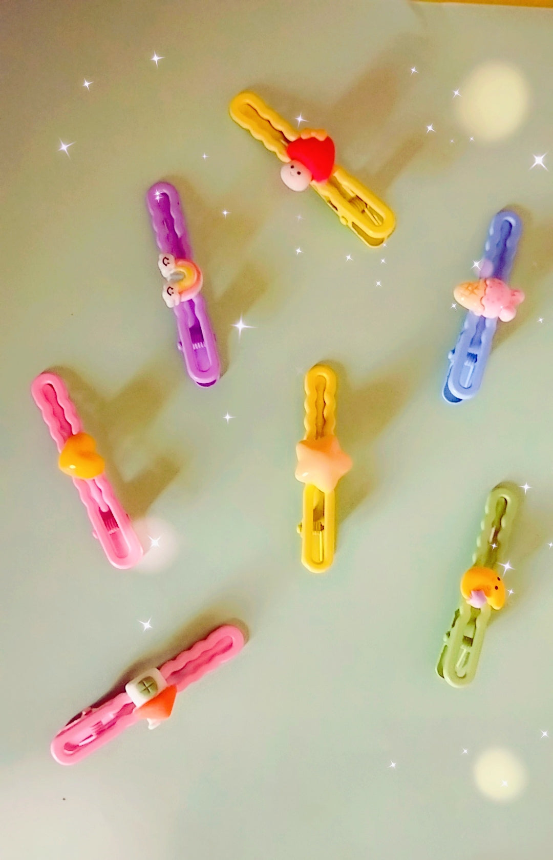 "5-Piece Cartoon Hairpin Set for Girls | Cute Hair Clip Accessories"