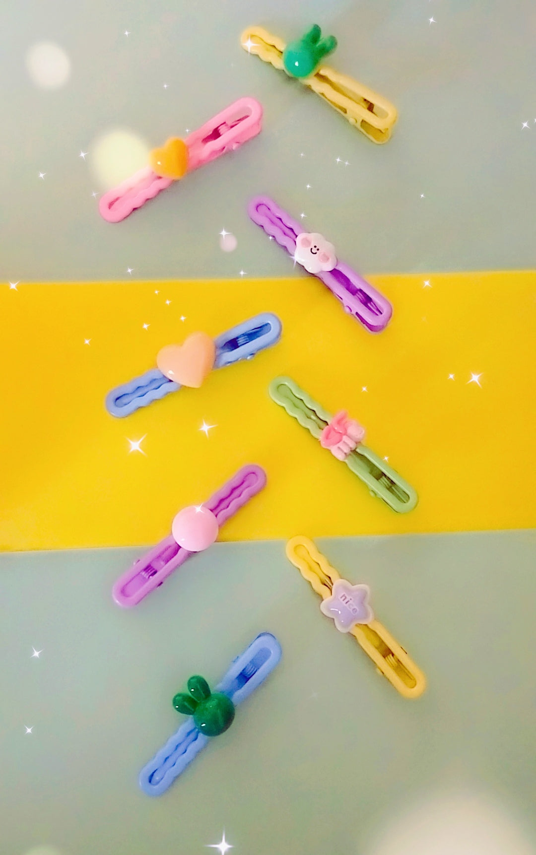 "5-Piece Cartoon Hairpin Set for Girls | Cute Hair Clip Accessories"