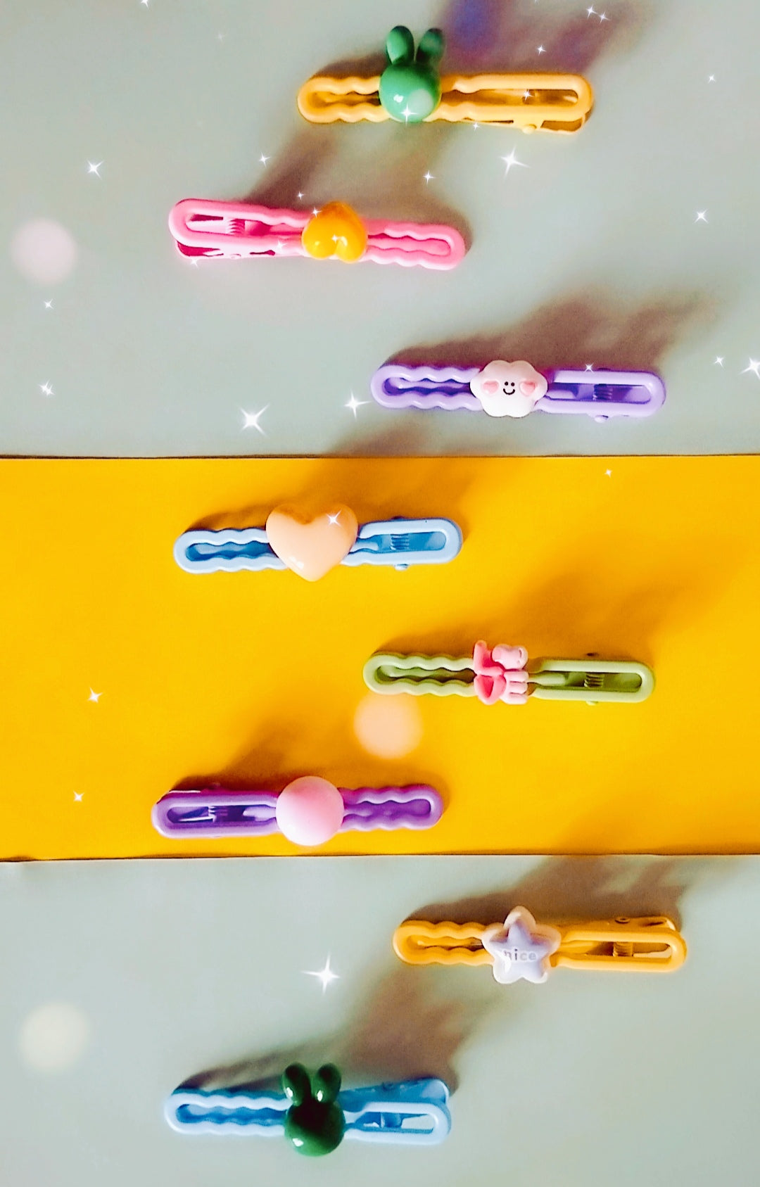 "5-Piece Cartoon Hairpin Set for Girls | Cute Hair Clip Accessories"