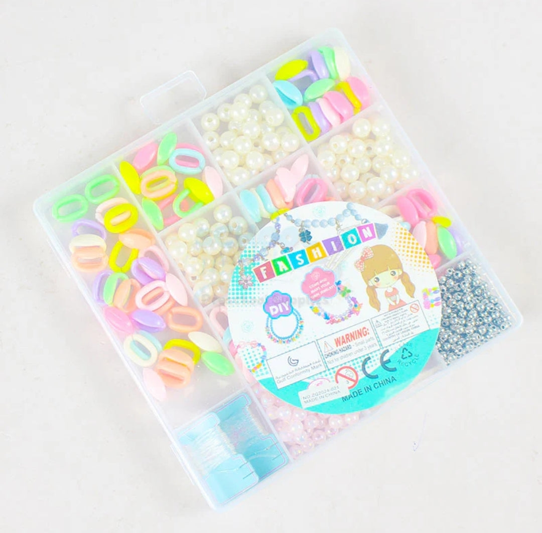 DIY Jewelry Making Beads Set – Create Unique Bracelets, Necklaces & More!