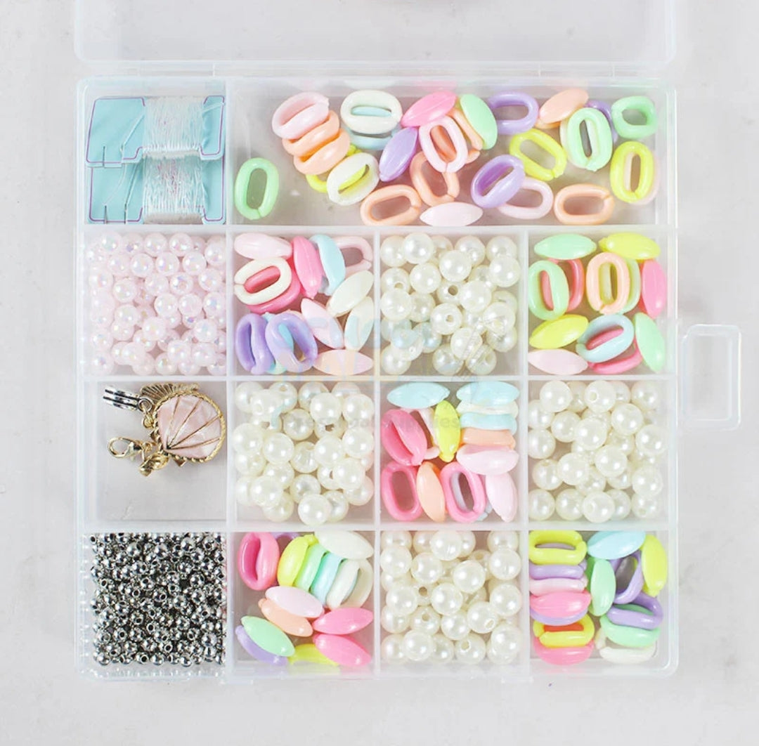 DIY Jewelry Making Beads Set | Unleash your creativity with our DIY Jewelry Making Beads Set! Perfect for kids and beginners to craft unique bracelets, necklaces, and more!