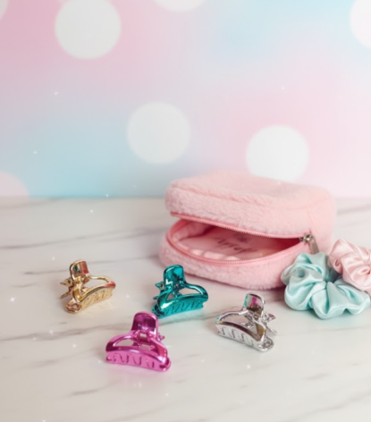 Casual Colourful Hair Clips Set, 6 Pcs Mini Hair Claws for girls!