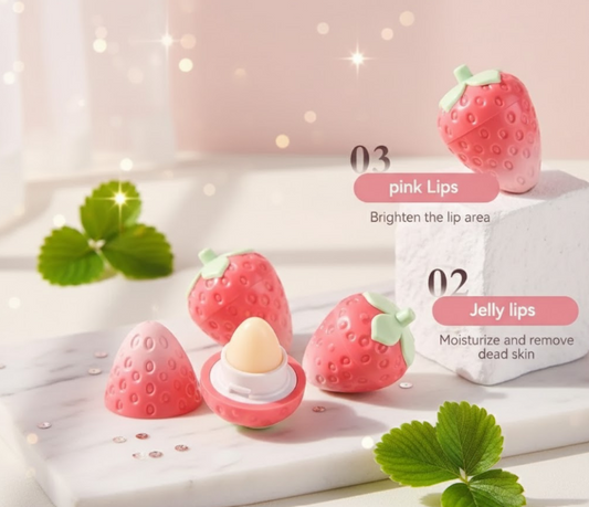 Mini Strawberry Warm Change Lip Balm!