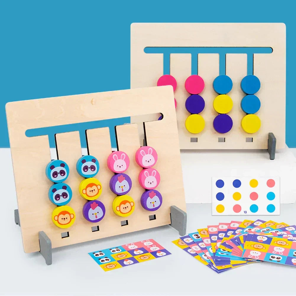 Wooden Educational Toy for Youngsters - Logic & Memory Training!
