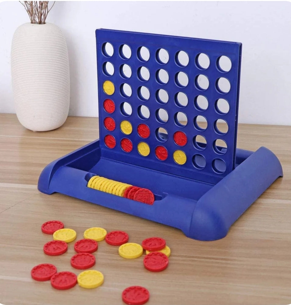 Connect Four Chess Board Game – 2 Player Strategy Puzzle Toy for Kids & Family | Educational Fun Game