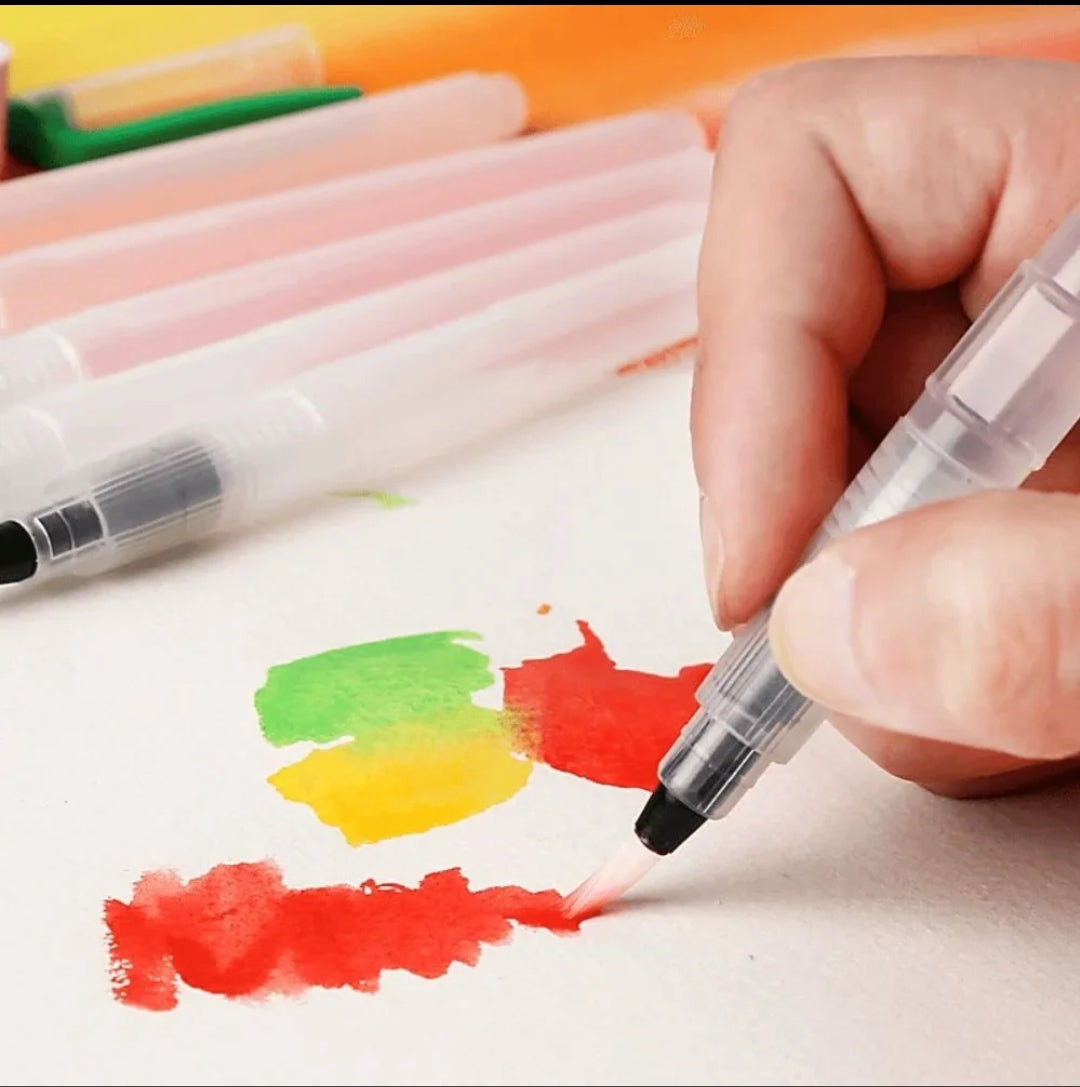 3pcs Refillable Water Color Brush Pen Set!