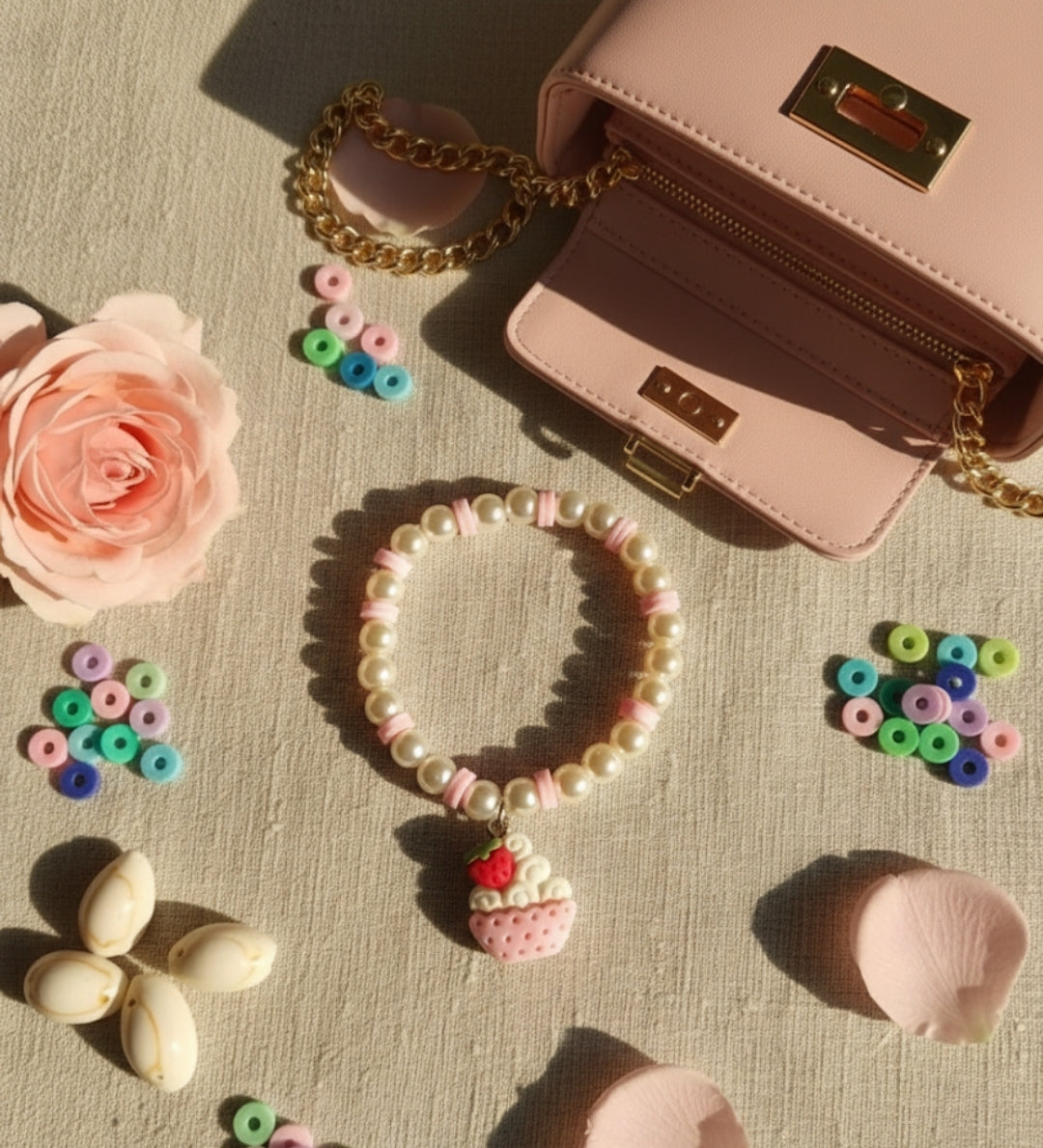 ✨Pearl Charm Bracelet🎀