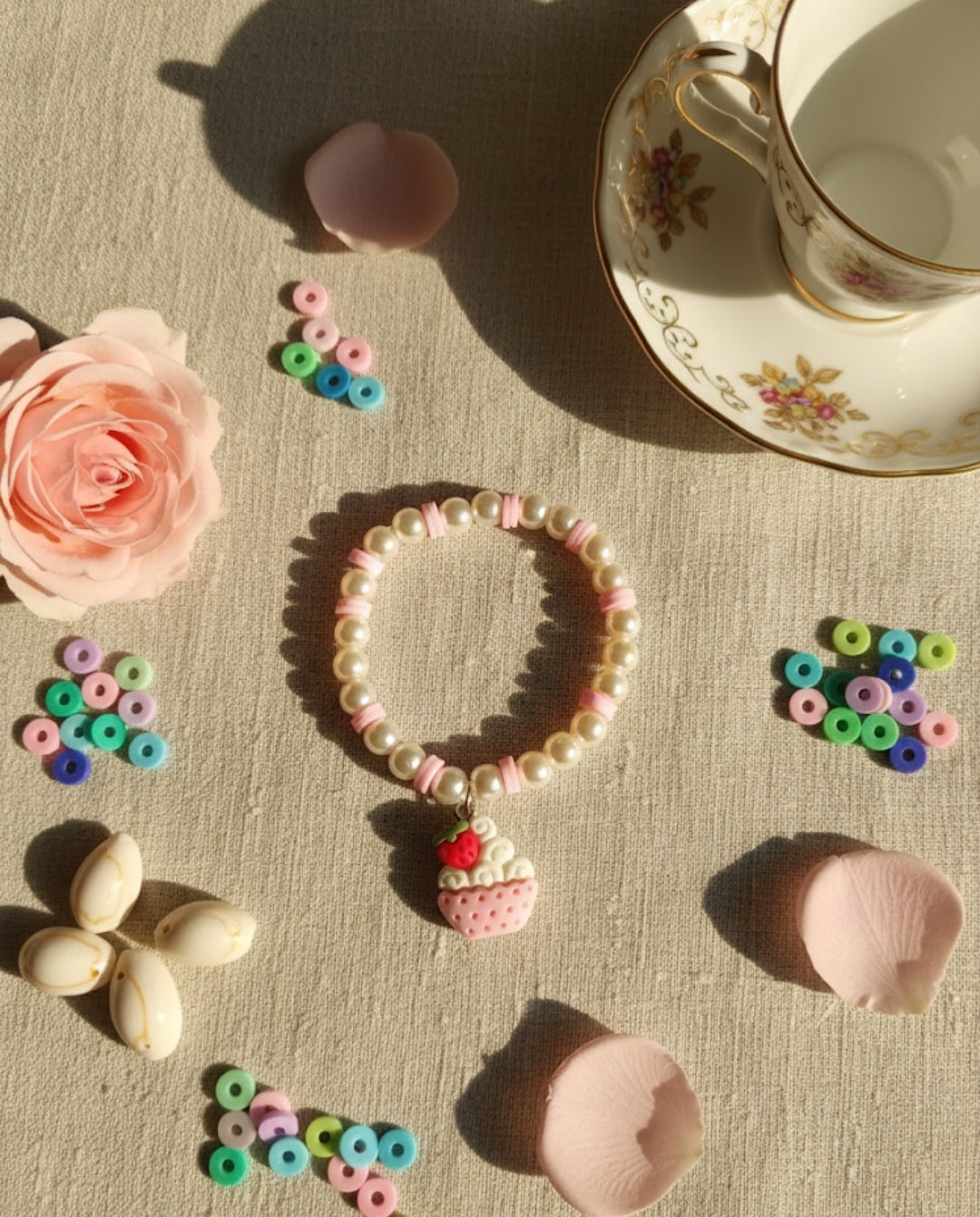 ✨Pearl Charm Bracelet🎀