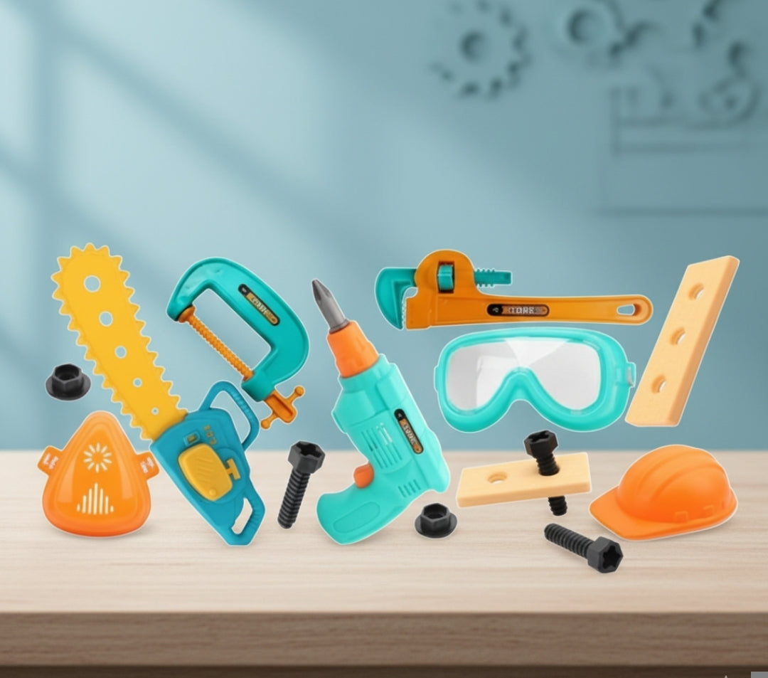 Kids' Ultimate Pretend Play Construction Tool Set | Educational Toddler Toy Tools