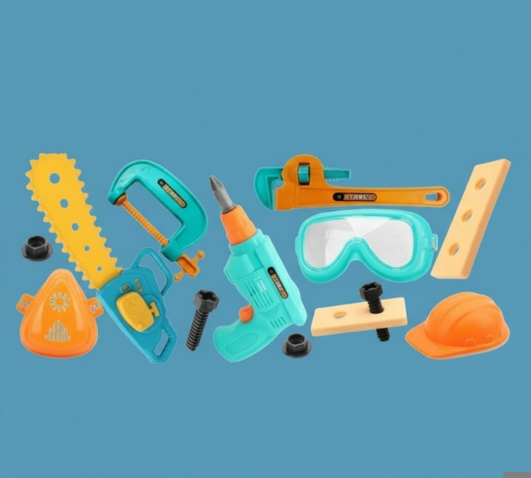 Kids' Ultimate Pretend Play Construction Tool Set | Educational Toddler Toy Tools