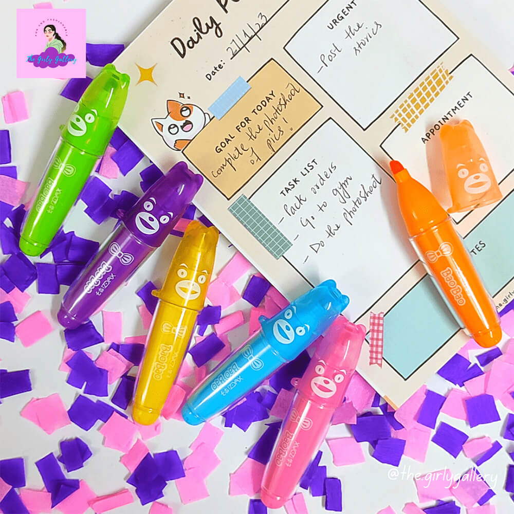 Vibrant Color Highlighter Set